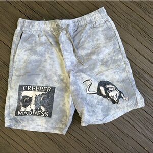 Vitriol Creeper Madness Rat Uncle Fester Eyes Swim Shorts